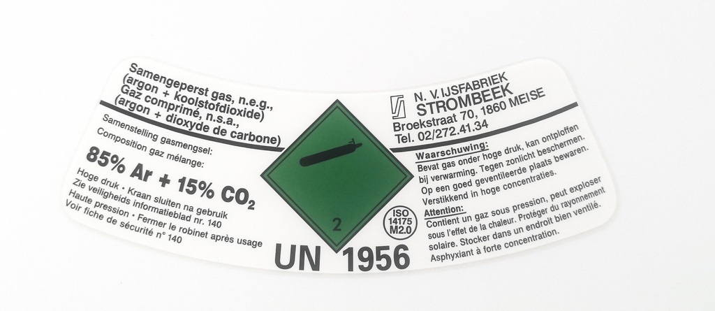 [UN 1956] Argon/CO2 5l
